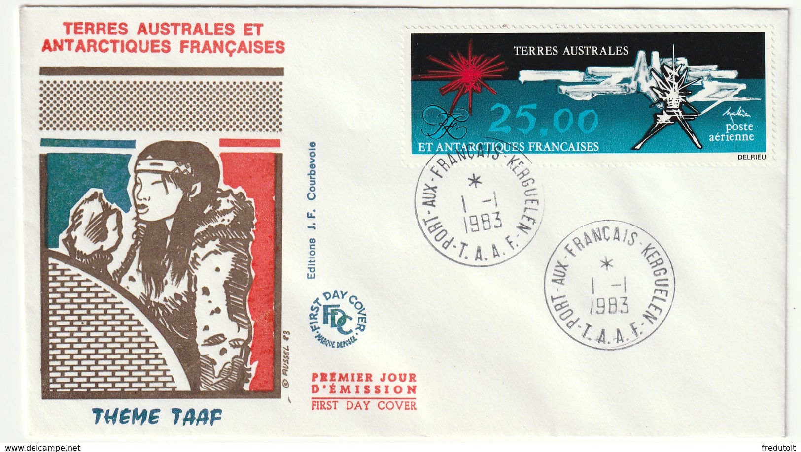 FDC - TAAF - N°PA 78  (1983) - FDC