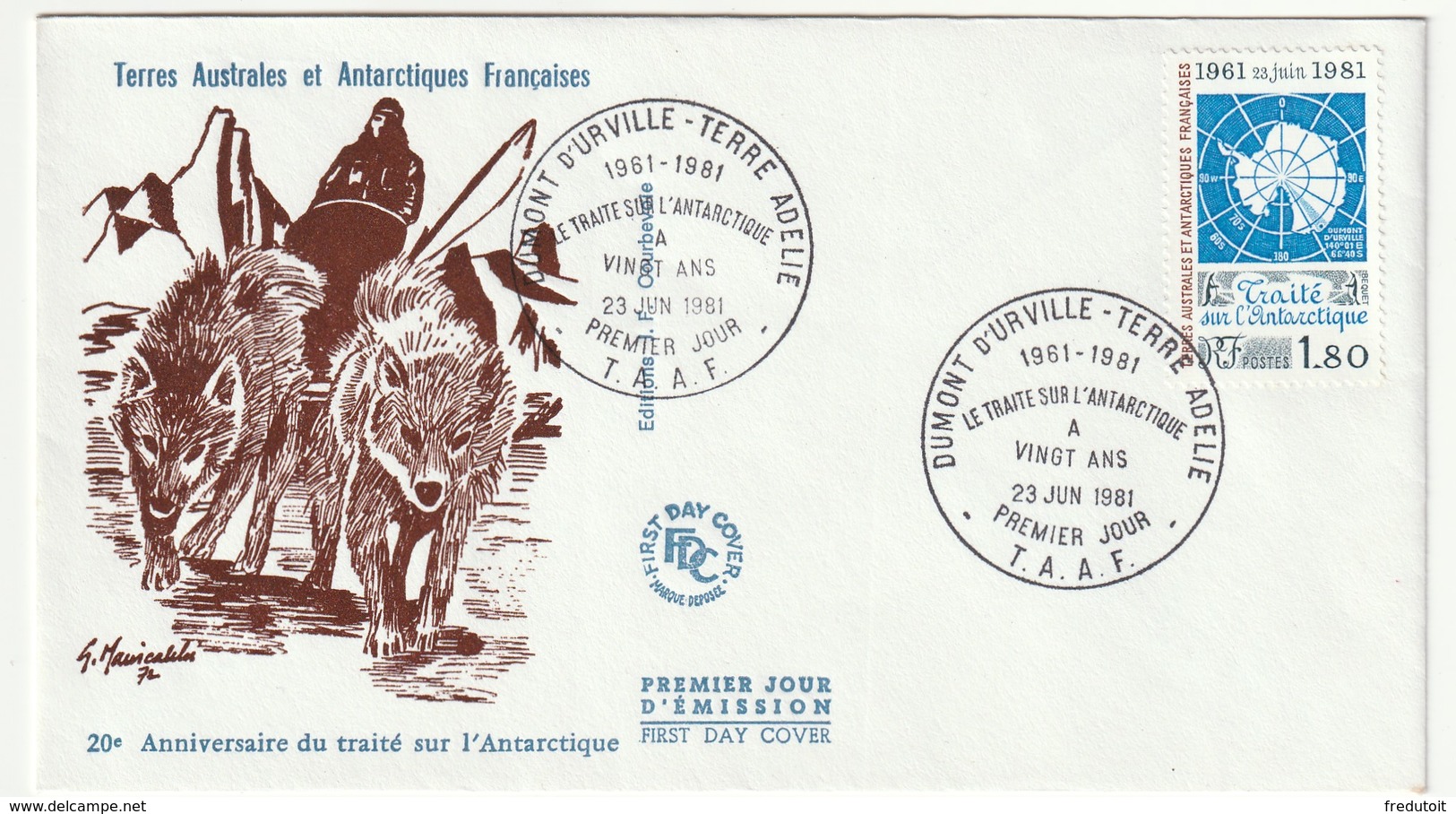 FDC - TAAF - N°91  (1980) - FDC