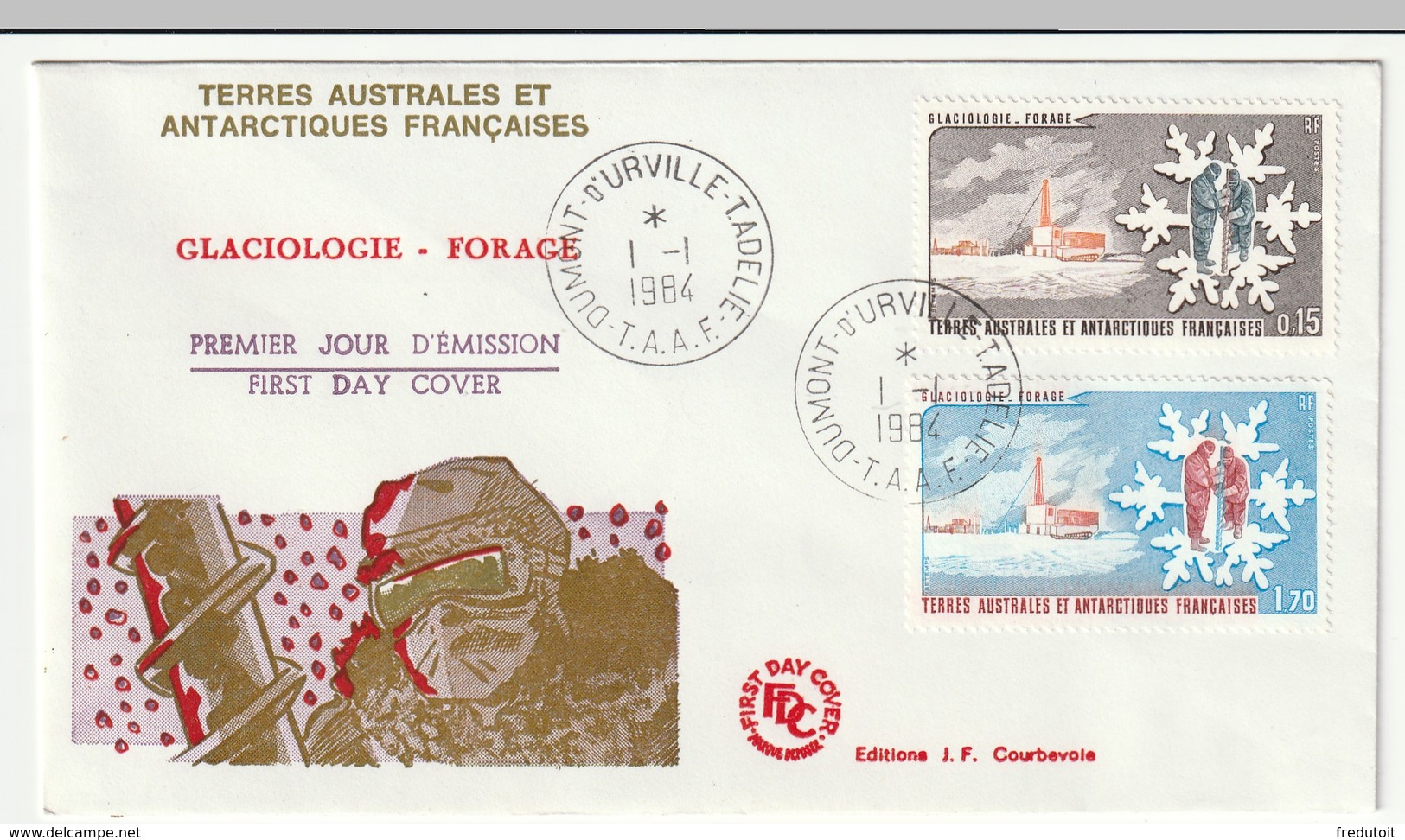 FDC - TAAF - N°102/3  (1984) - FDC