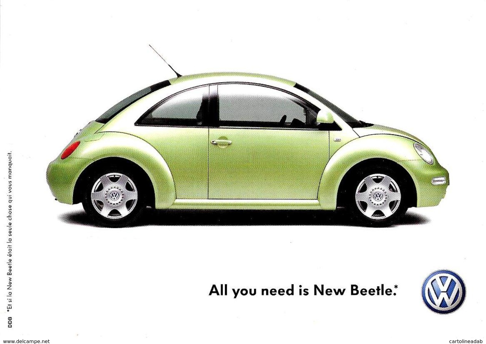 [MD3583] CPM - AUTO - THE NEW BEETLE - VOLKSWAGEN - PERFETTA - Non Viaggiata - Turismo