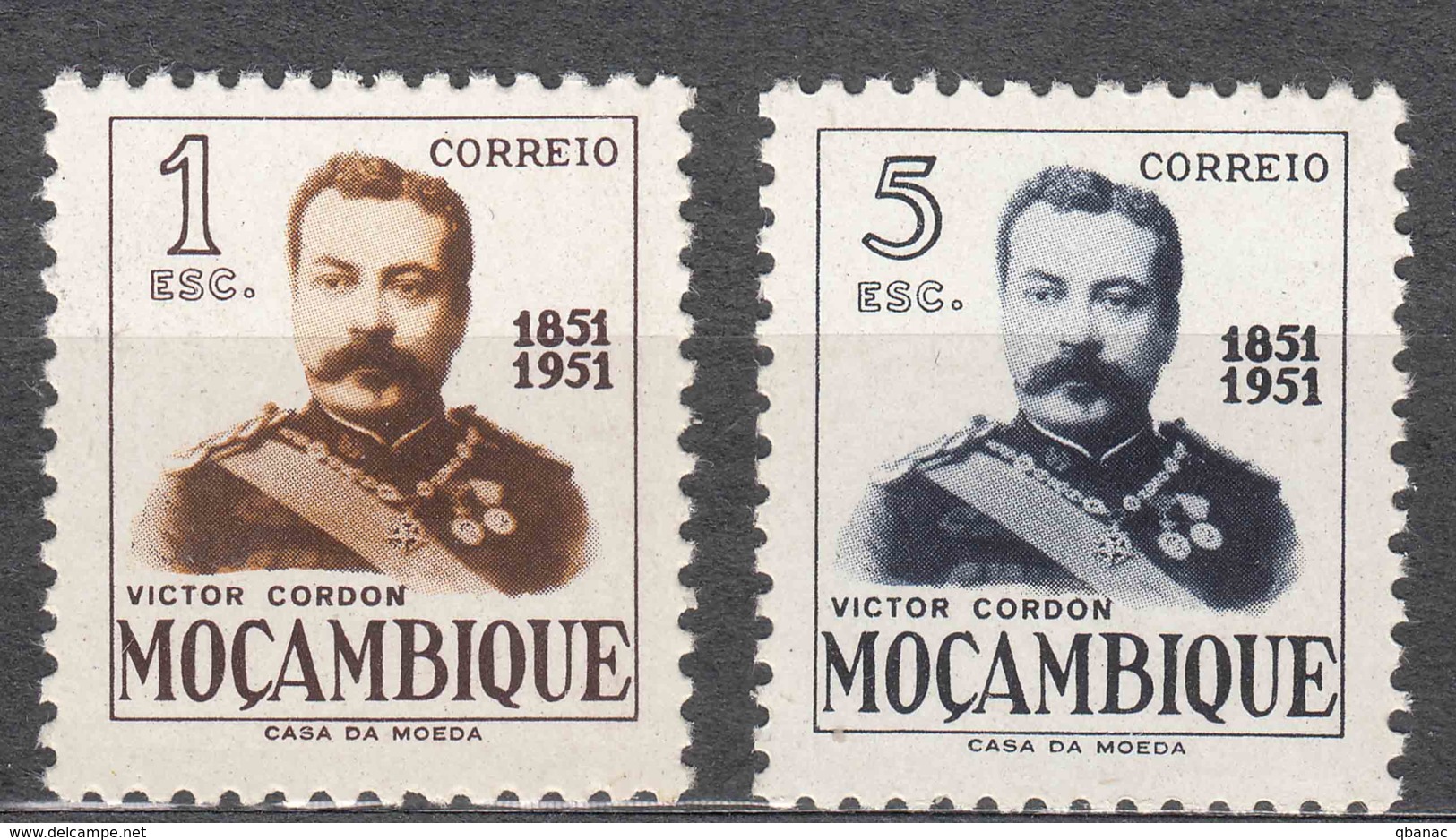 Portugal Mozambique 1951 Mi#410-411 Mint Never Hinged - Mozambique