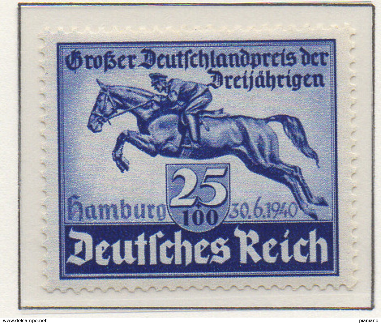 PIA - GERMANIA - 1940  : Derby Di Amburgo -  (Yv 671) - Paardensport