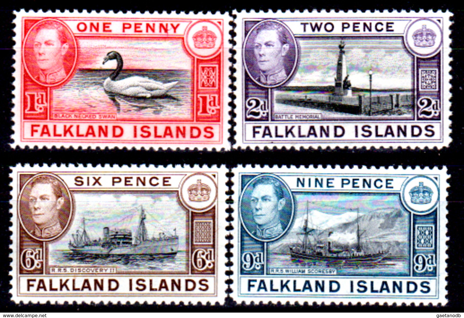 Falkland-0030 - Emissione 1937-41 (sg) NG - Senza Difetti Occulti. - Falkland