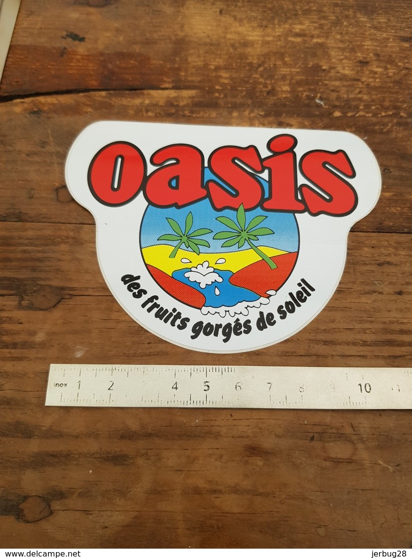 Sticker Autocollant Boissons Oasis Des Fruits Gorgés De Soleil - Autocollants