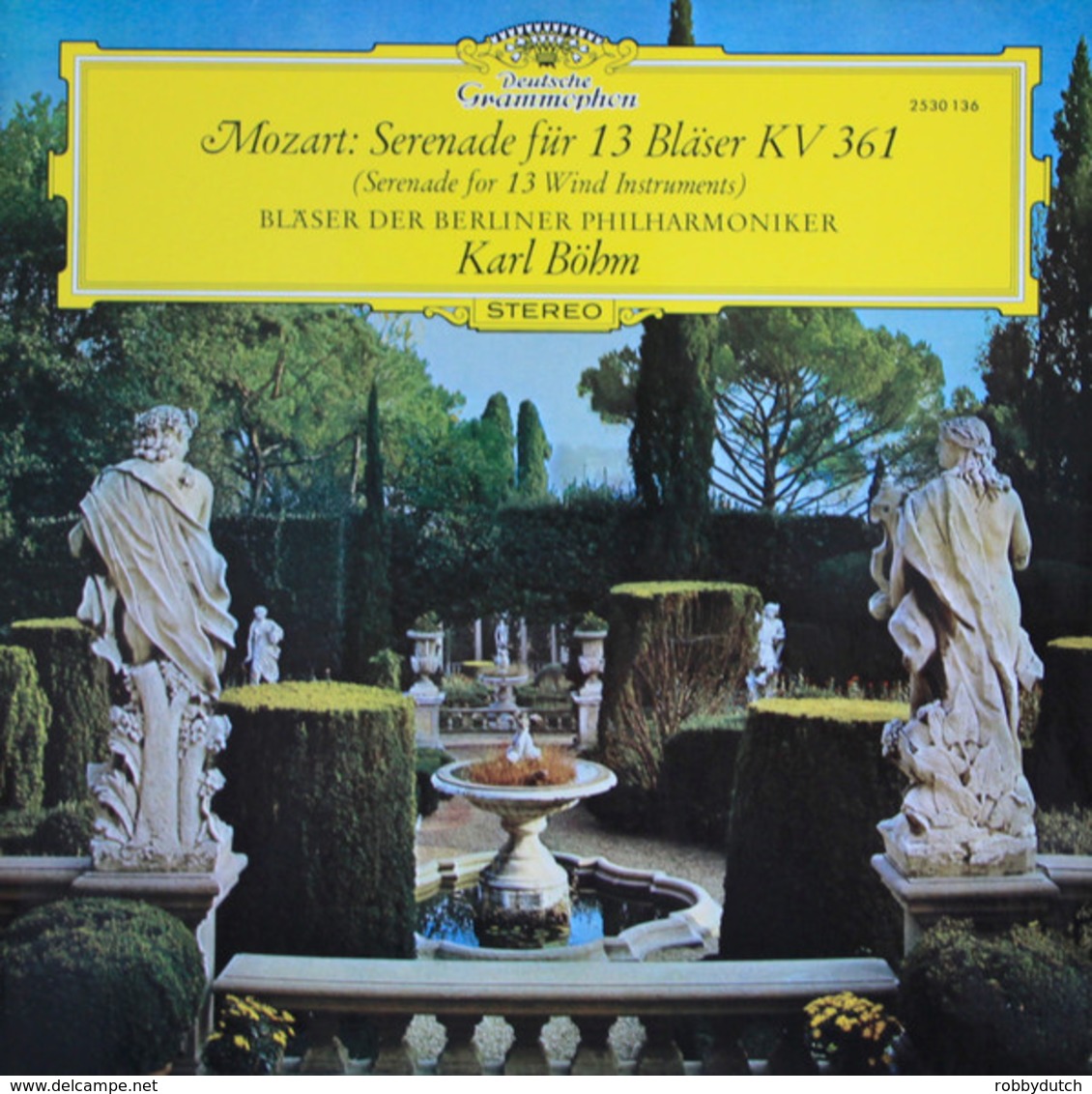 * LP *  MOZART: SERENADE FÜR 13 BLÄSER KV 361 (Germany 1971 EX) - Klassiekers