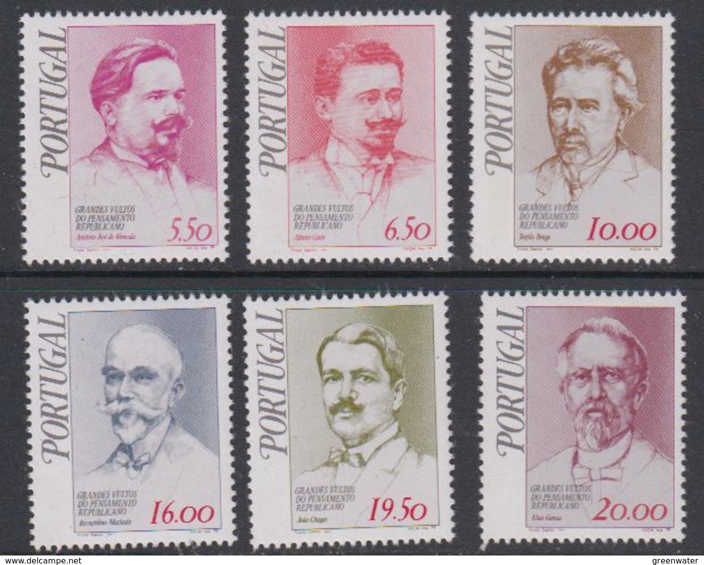 Portugal 1979 Famous Persons 6v ** Mnh (43226) - Ongebruikt