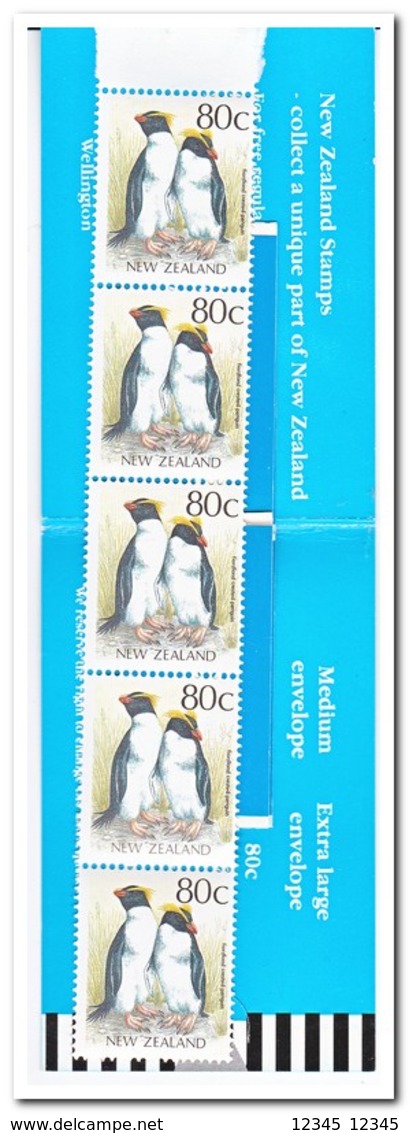 Nieuw Zeeland 1992, Postfris MNH, Birds, Penguin ( Booklet, Carnet ) - Postzegelboekjes