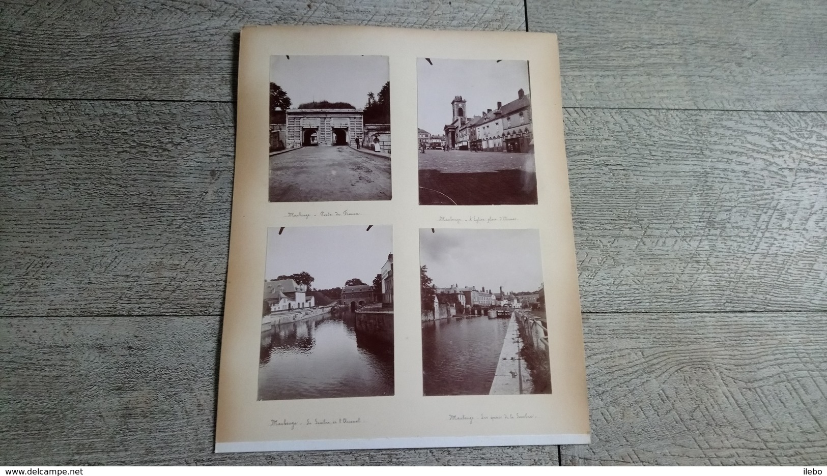 Lot 4 Photos Anciennes Maubeuge Place D'armes Quais Porte De France 5 Photos Vannes Aux Courses Rydée Danse - Plaatsen