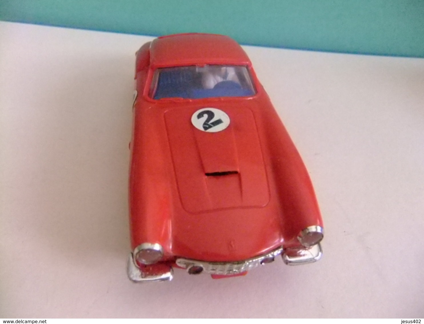 SCALEXTRIC Tri-Ang FERRARI 250 GT BERLINETTA MM / C69 Rojo N 2 Con Caja Repro - Circuits Automobiles