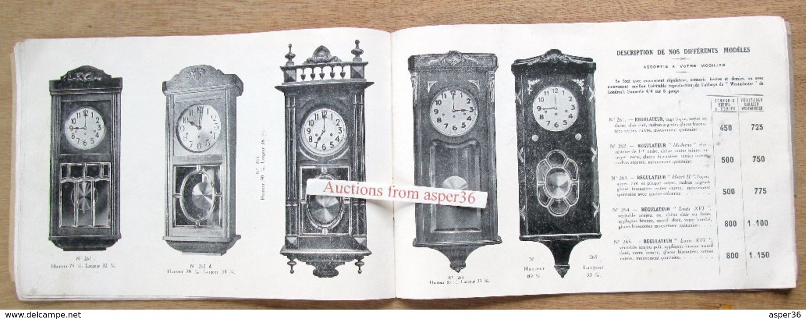 catalogue "Horlogerie de Besançon, Louis Rosner, rue du Château-d'Eau, Paris Xe"