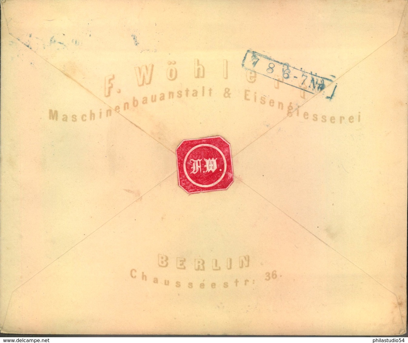 1868, BERLIN POST-EXP. 4 STETTIN. BAHNH., (KBHW 271 C) Guter Ra3 Auf Fernbrief - Covers & Documents