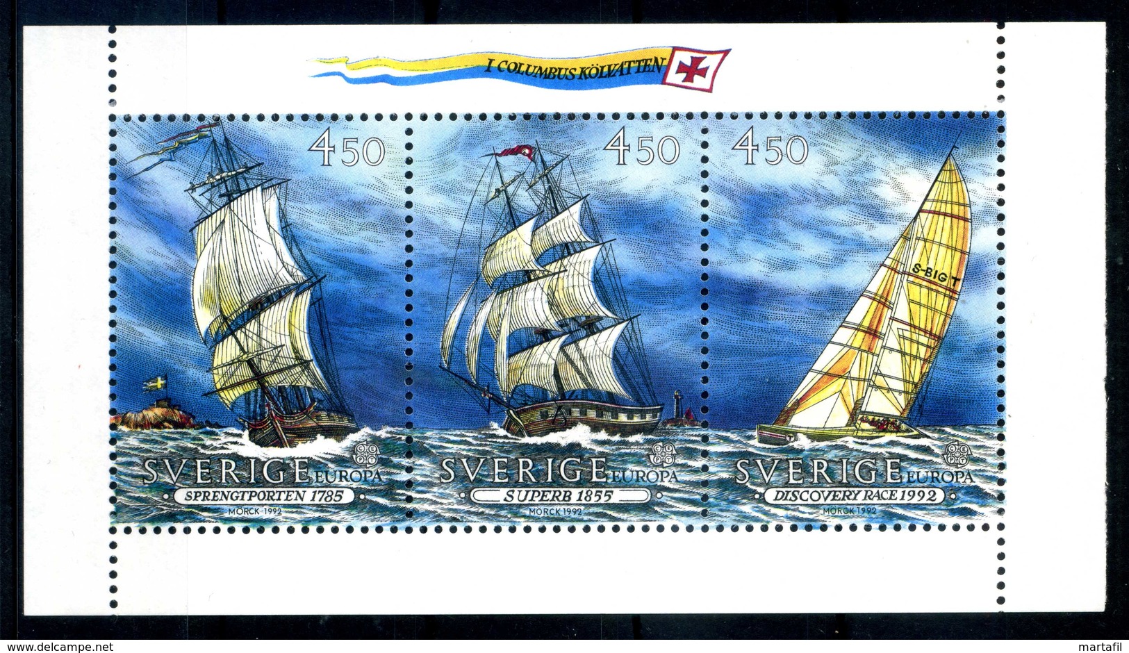 1992 SVEZIA BF22 MNH ** - Hojas Bloque