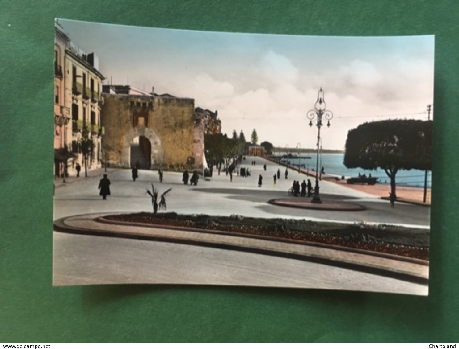 Cartolina Siracusa - Porta Marina E Passeggiata - 1958 Ca. - Siracusa