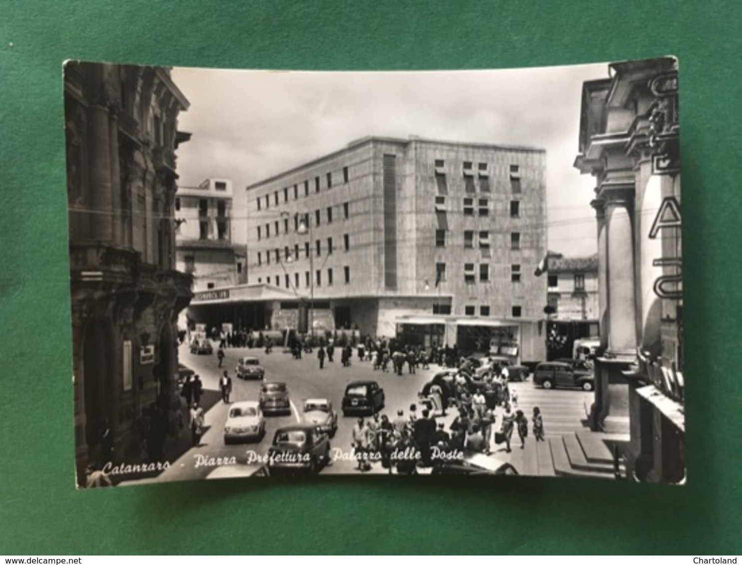 Cartolina Catanzaro - Piazza Prefettura - Palazzo Delle Poste - 1960 Ca. - Catanzaro