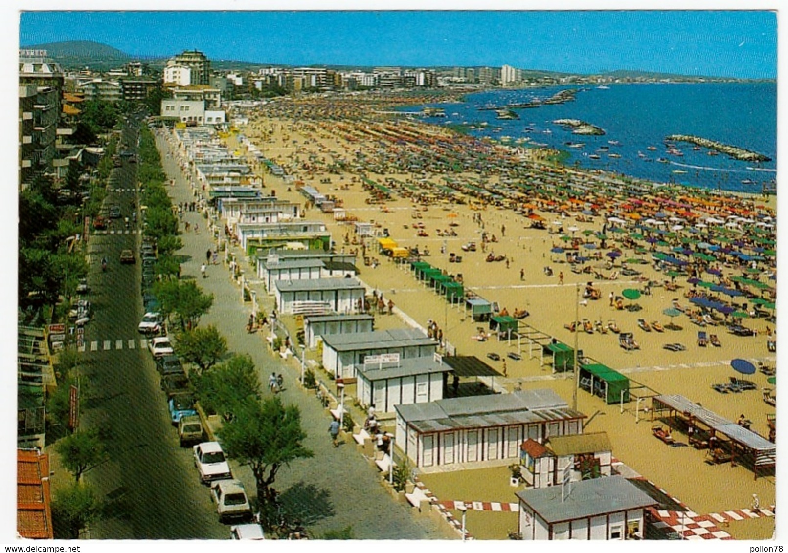 CATTOLICA - PANORAMA DELLA SPIAGGIA - RIMINI - 1992 - Rimini