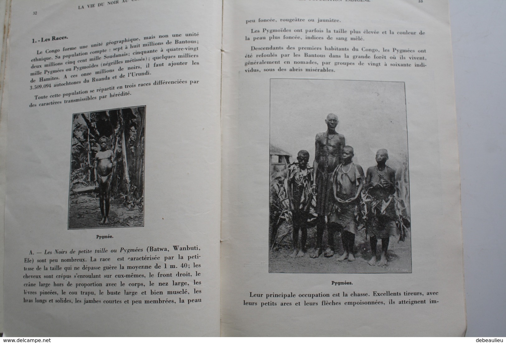 1941, La vie du Noir au Congo par P. Dieudonné Rinchon, éditions Atlas Uccle, avec dédicace de l'auteur