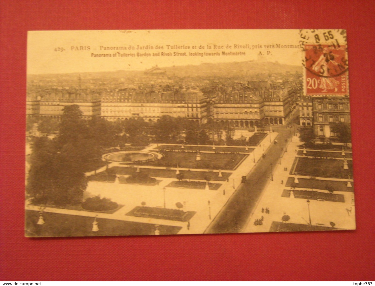 Paris - Jardin Des Tuileries Et Rue De Rivoli - Arrondissement: 01