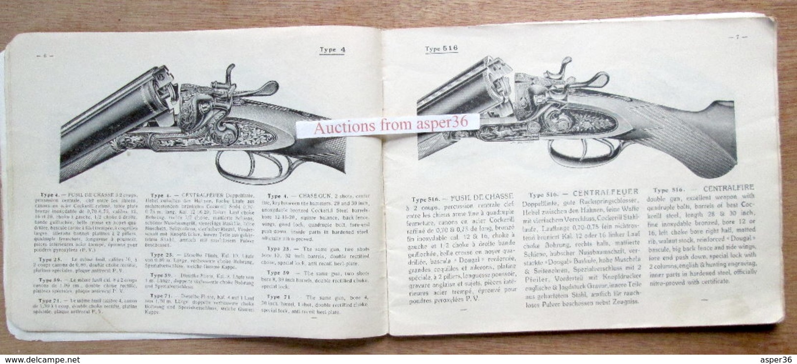 catalogue "Manufacture Générale D'Armes, Joseph Saive, rue Théodore Schwann, Liége"