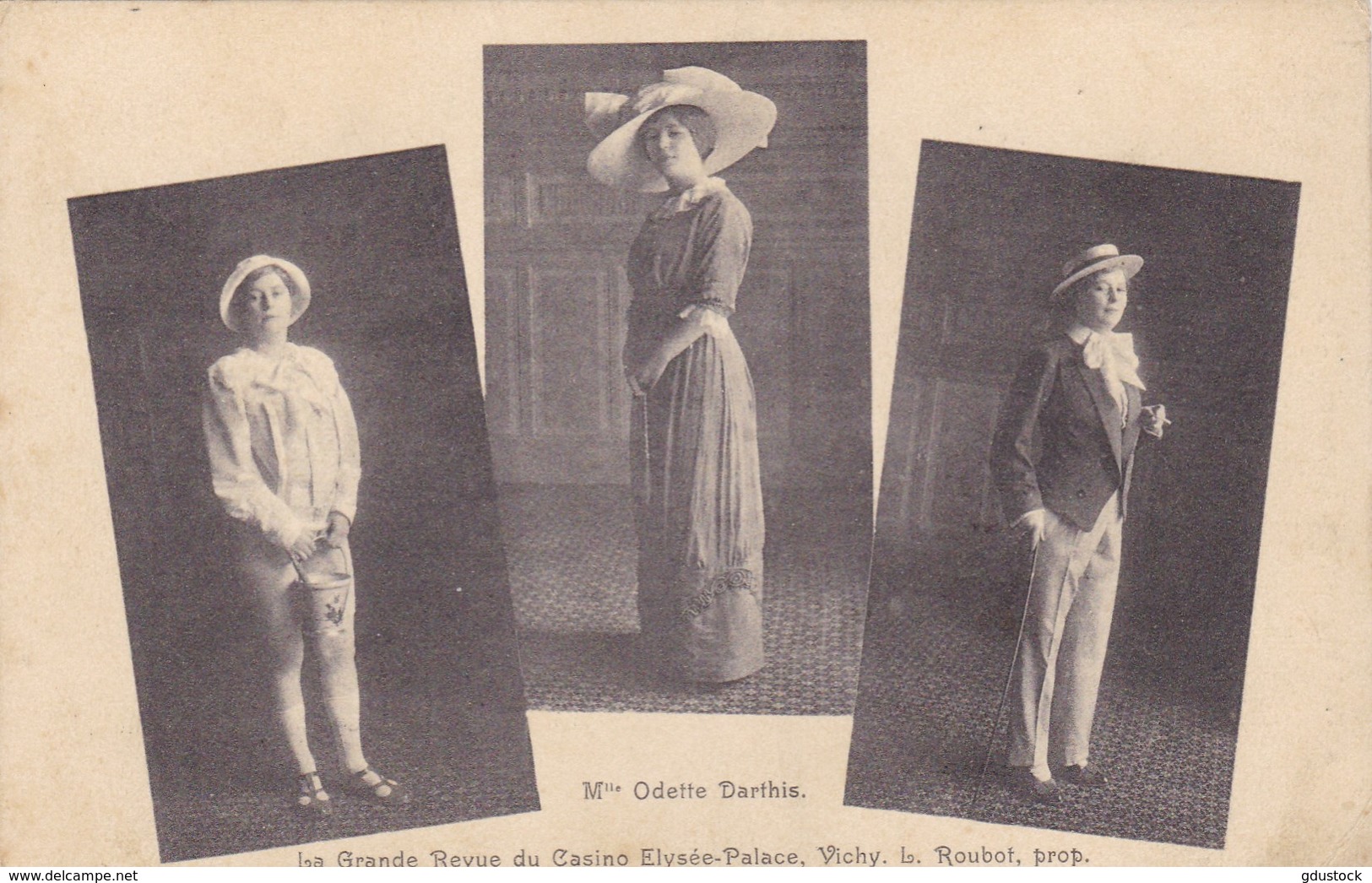 Mlle Odette Darthis - La Grande Revue Du Casino Elysée-Palace, Vichy, L. Roubot, Prop. - Entertainers