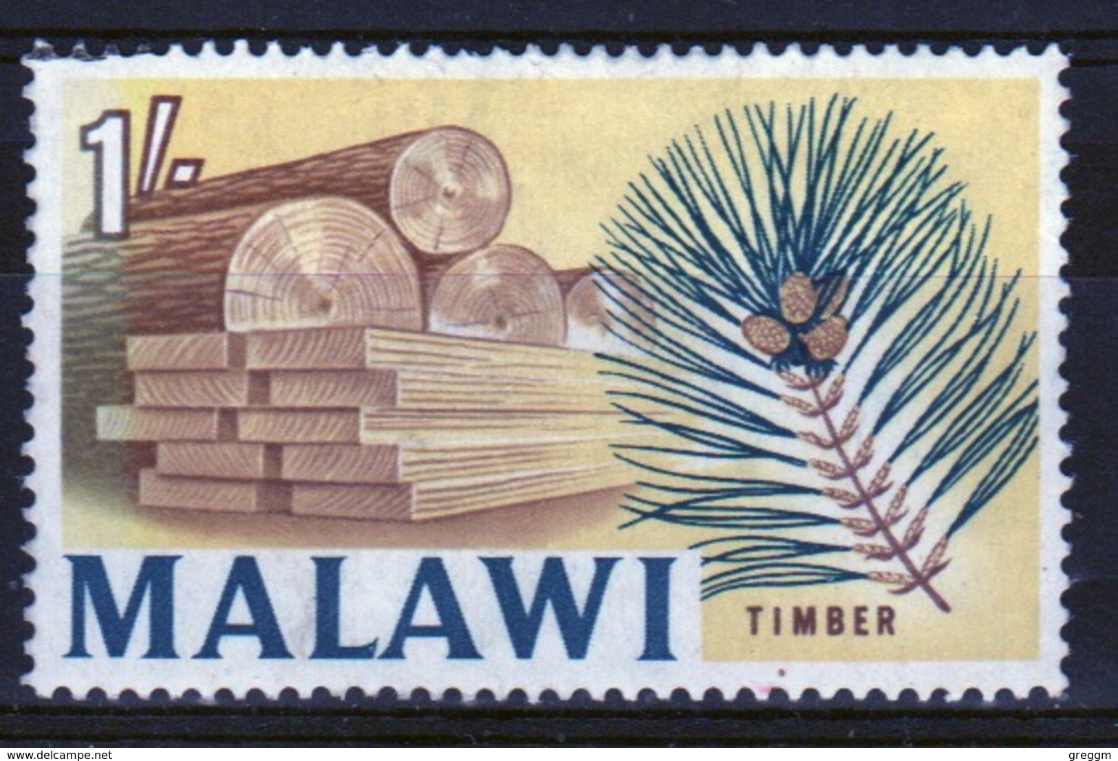 Malawi 1964 Single 1s Stamp From The Definitive Set. - Malawi (1964-...)