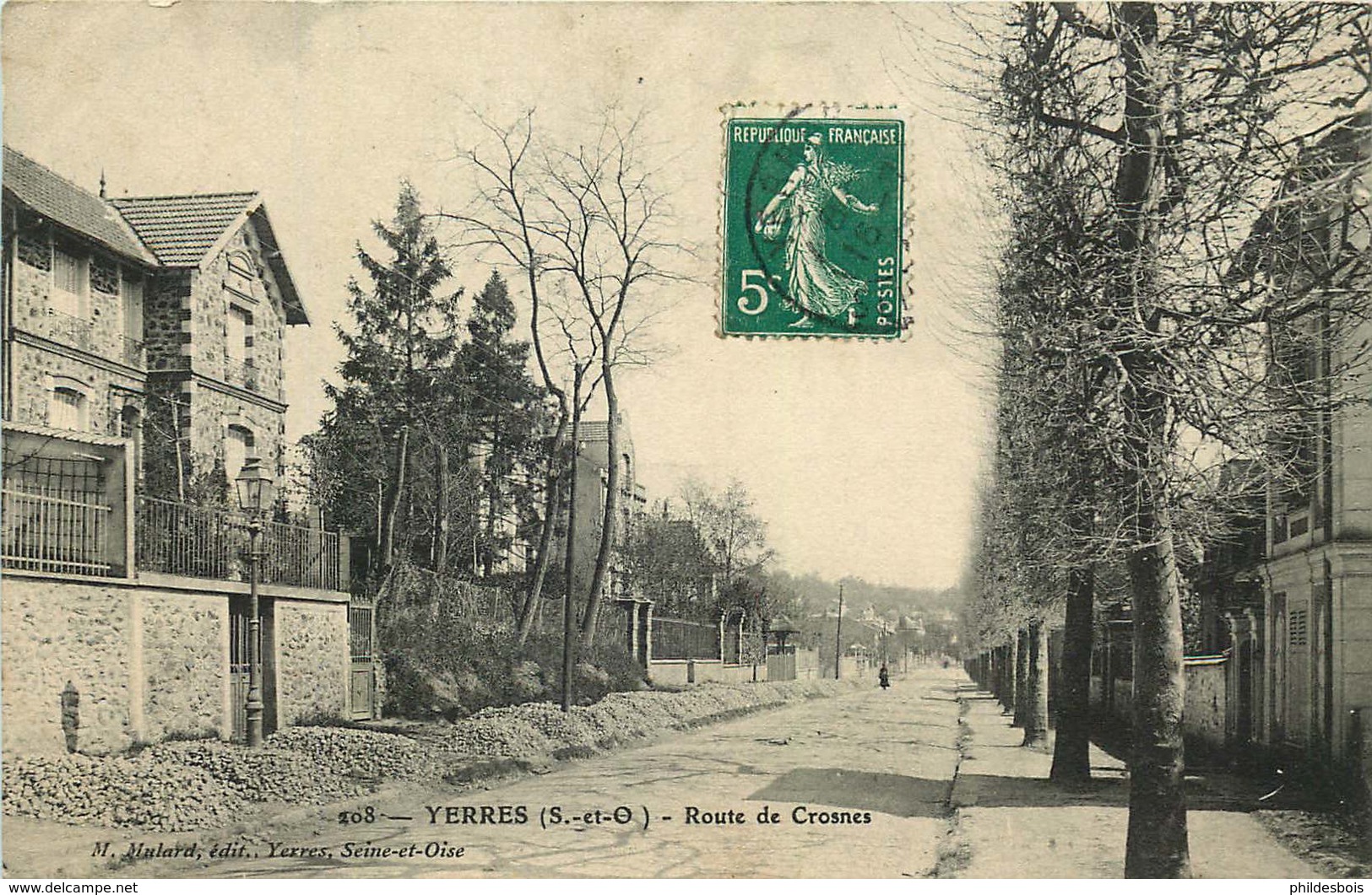 ESSONNE  YERRES  Route De Crosnes - Yerres