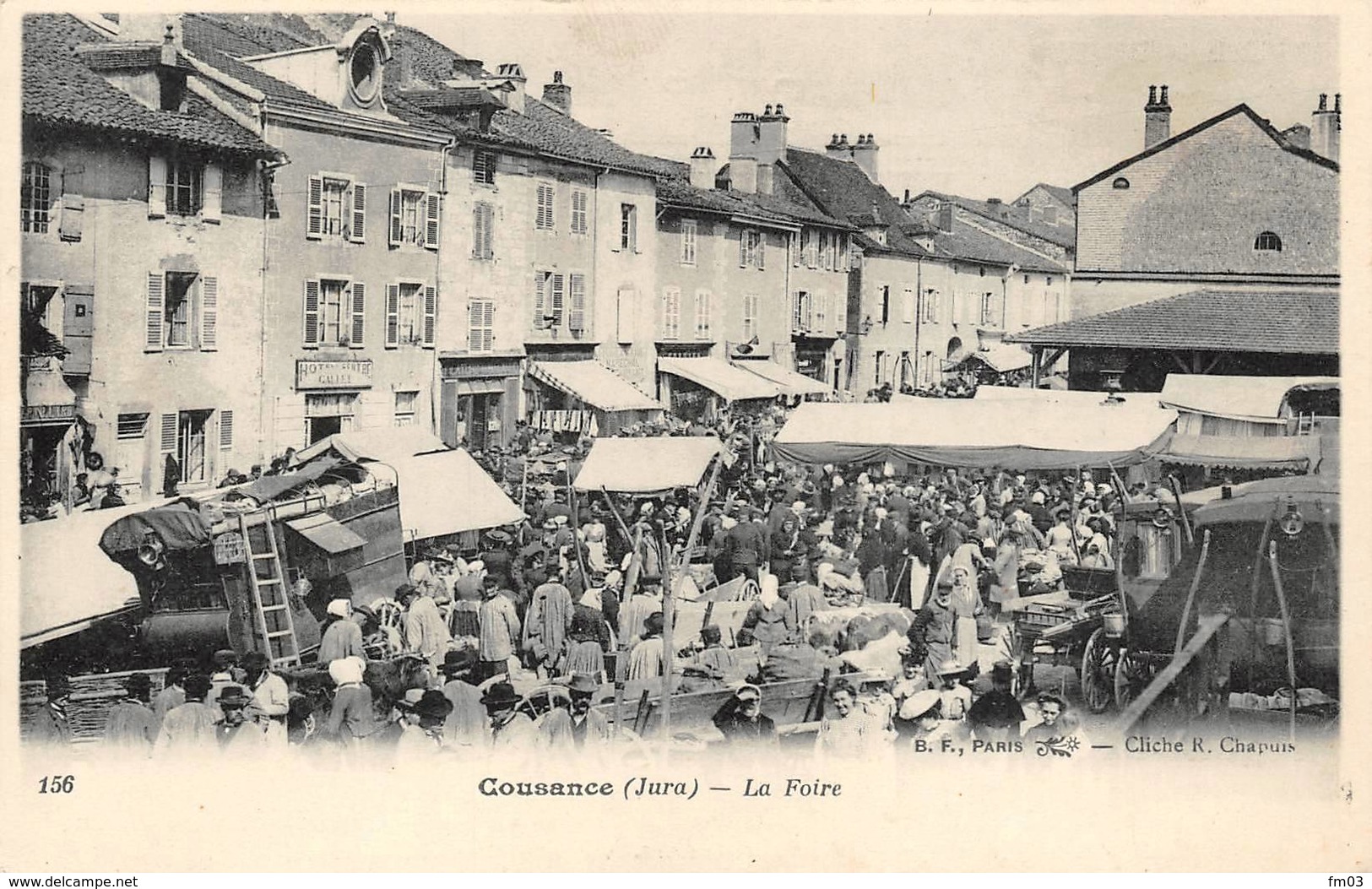 Cousance Canton Beaufort BF 156 Foire Marché Avis De Passage Industrie Boutonnière Saint Maur Des Fossées - Other & Unclassified