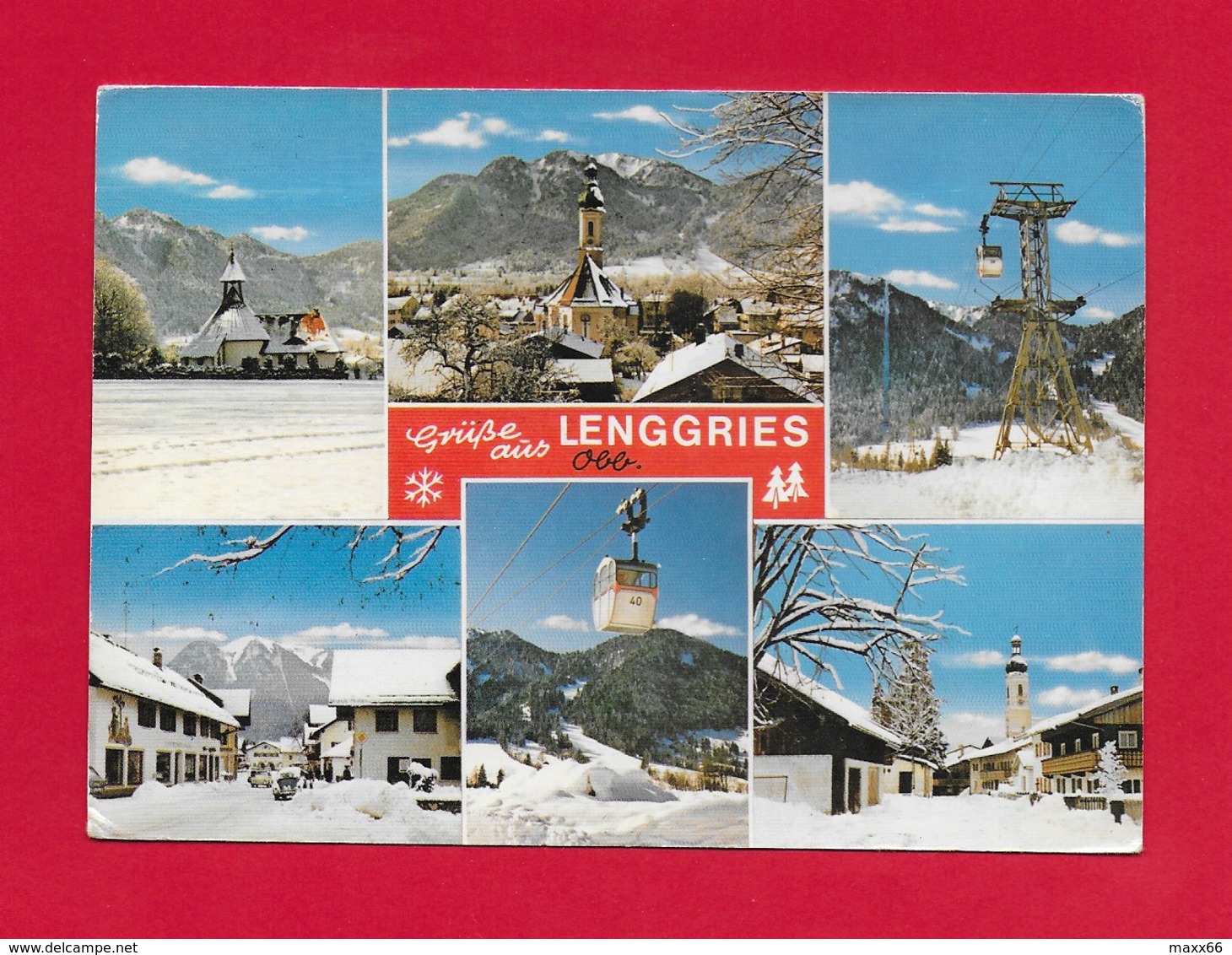 CARTOLINA VG GERMANIA - Gruss Aus Saluti Da LENGGRIES - Vedutine Multivue - 10 X 15 - ANN. 1978 - Lenggries