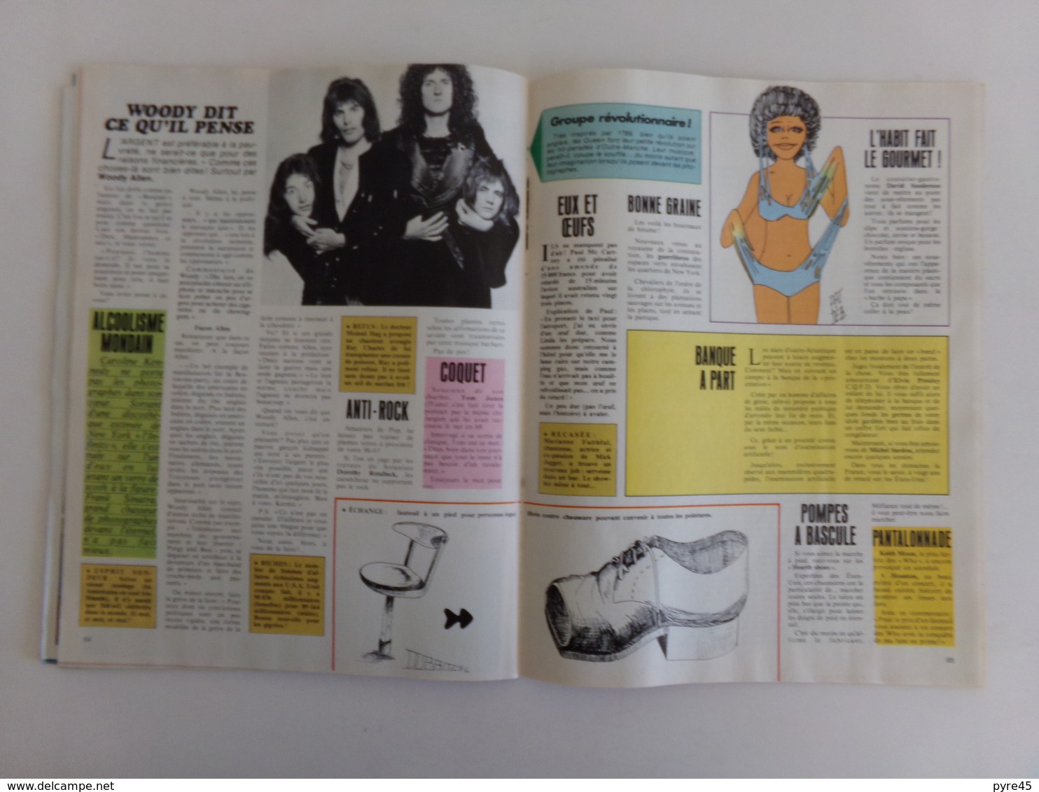 Revue " MS magazine " n° 3, 1976, Elton John, Dominique Rocheteau,...