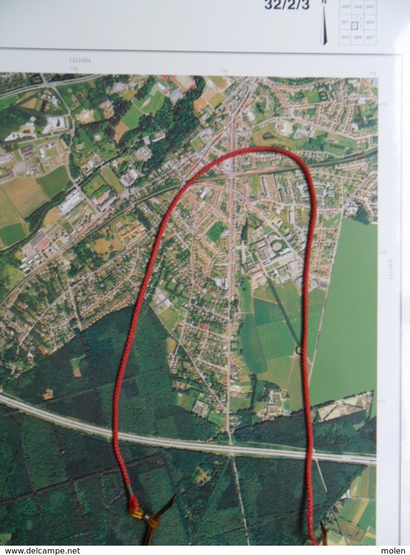 GROTE LUCHTFOTO HEVERLEE LEUVEN EGENHOVEN VAALBEEK BLANDEN OUD-HEVERLEE ARENBERG ©1990 ORTHOFOTOPLAN PHOTO AERIENNE R781 - Leuven