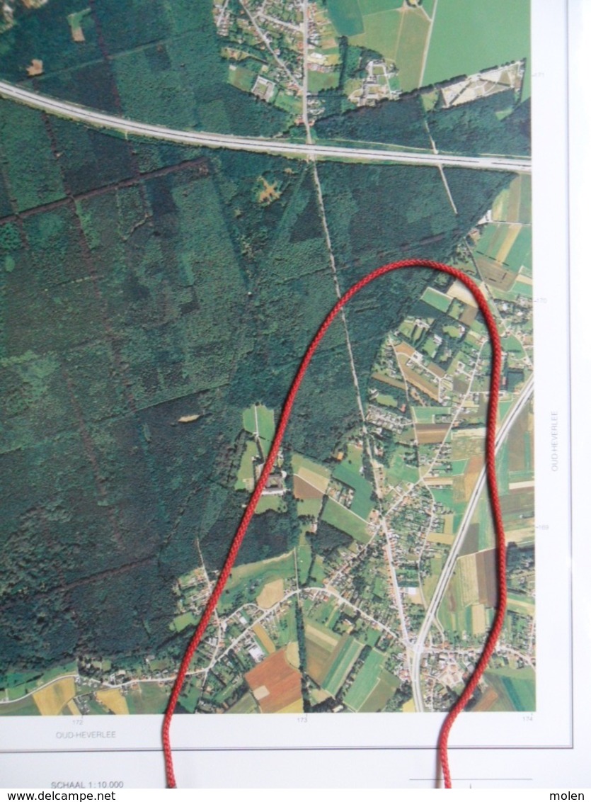 GROTE LUCHTFOTO HEVERLEE LEUVEN EGENHOVEN VAALBEEK BLANDEN OUD-HEVERLEE ARENBERG ©1990 ORTHOFOTOPLAN PHOTO AERIENNE R781 - Leuven