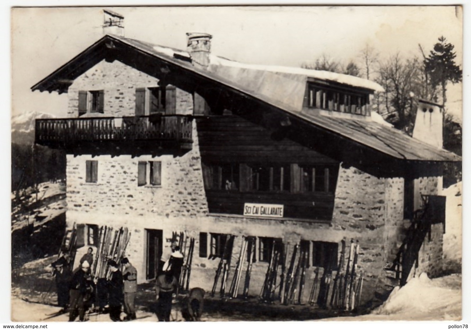 ALPE MERA - RIFUGIO SCI CAI GALLARATE - ALFREDO MARCHETTI - VERCELLI - 1962 - Vedi Retro - Vercelli