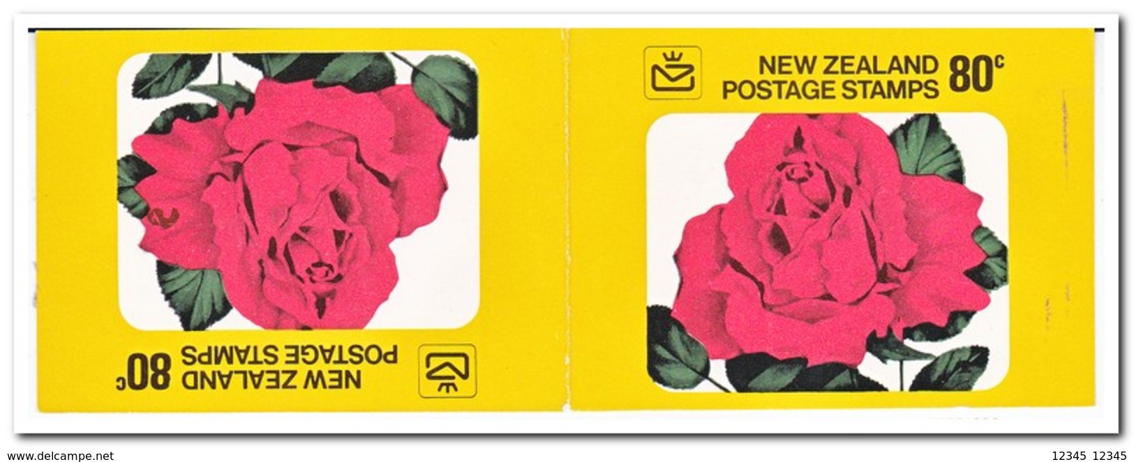 Nieuw Zeeland 1977, Postfris MNH, Flowers, Roses ( Booklet, Carnet ) - Postzegelboekjes