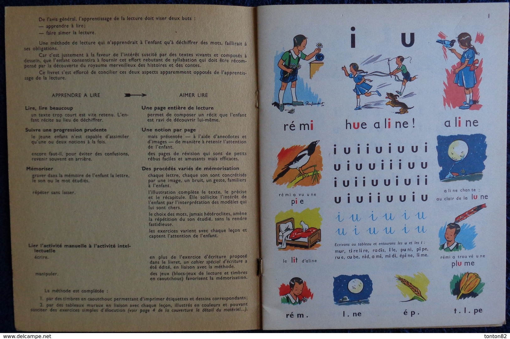 R. Et J. Anscombre - AM - STRAM - GRAM - La Ronde Des Mots - 1er Livret De Lecture- Éditions M.D.I. - ( 1967 ) . - 0-6 Years Old