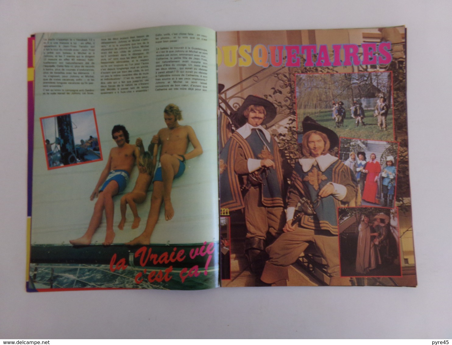 Revue " Stéphanie " n° 31, 1977, Johnny, Michel Sardou, Jeane Manson ( pages désolidarisées )
