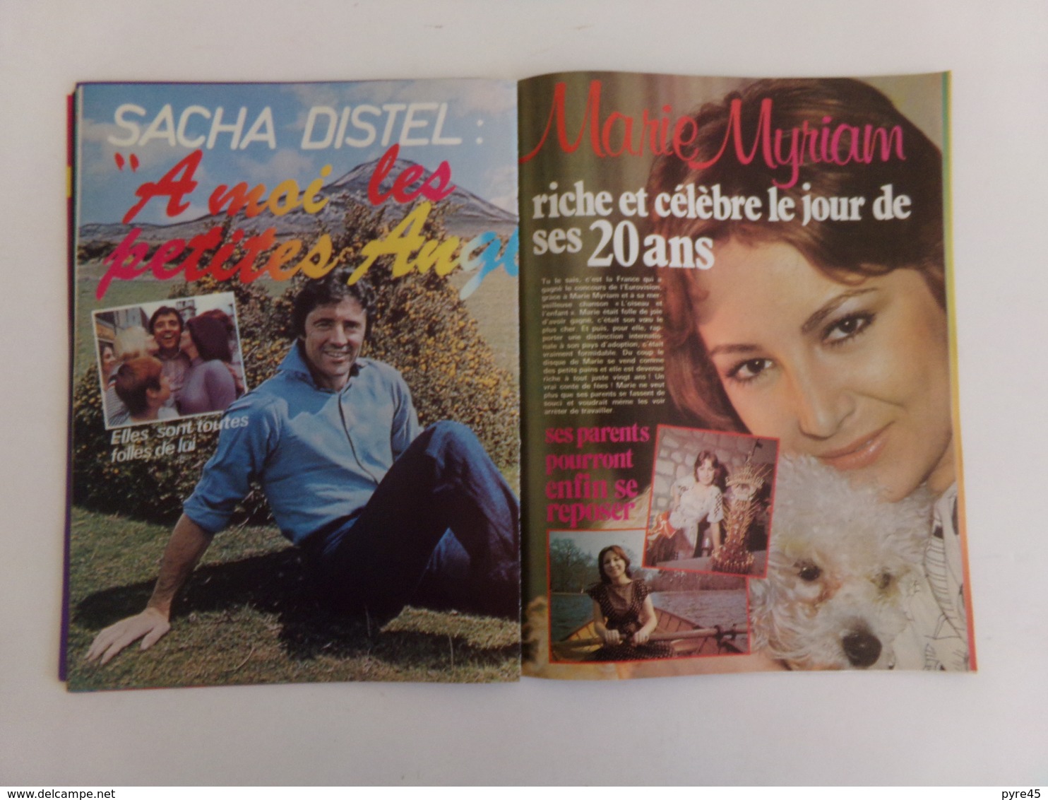 Revue " Stéphanie " n° 31, 1977, Johnny, Michel Sardou, Jeane Manson ( pages désolidarisées )