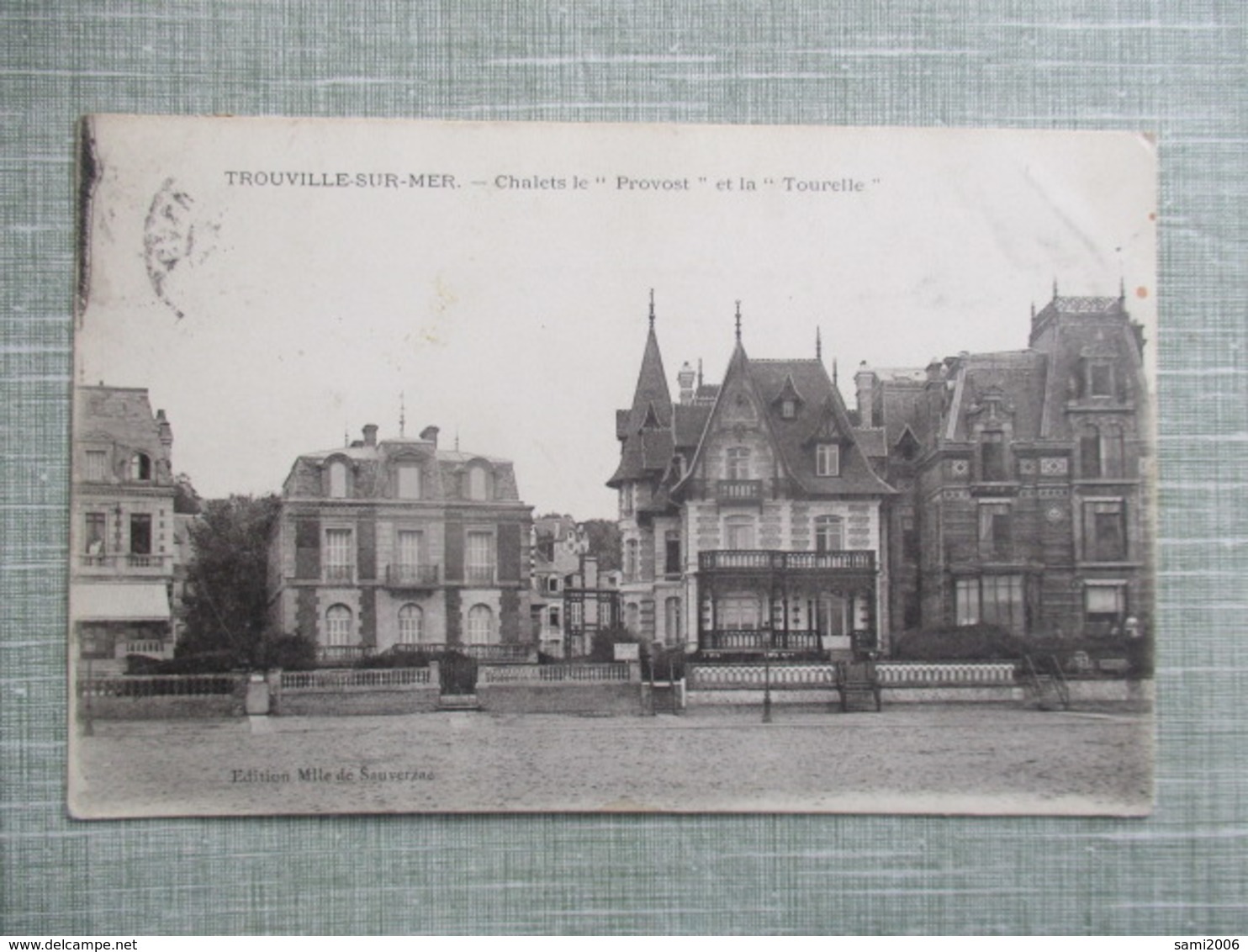 CPA 14 TROUVILLE SUR MER CHALETS LE "PROVOST" ET LA "TOURELLE" - Trouville