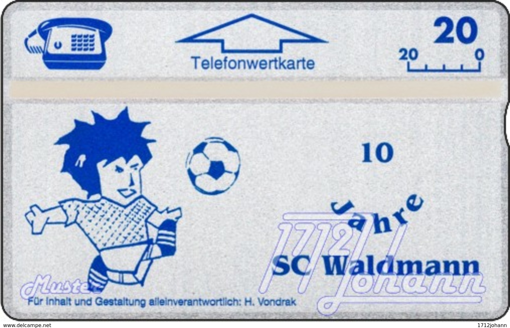 AUSTRIA Private: *SC Waldmann, 10 Jahre* - SAMPLE [ANK P295] - Oesterreich