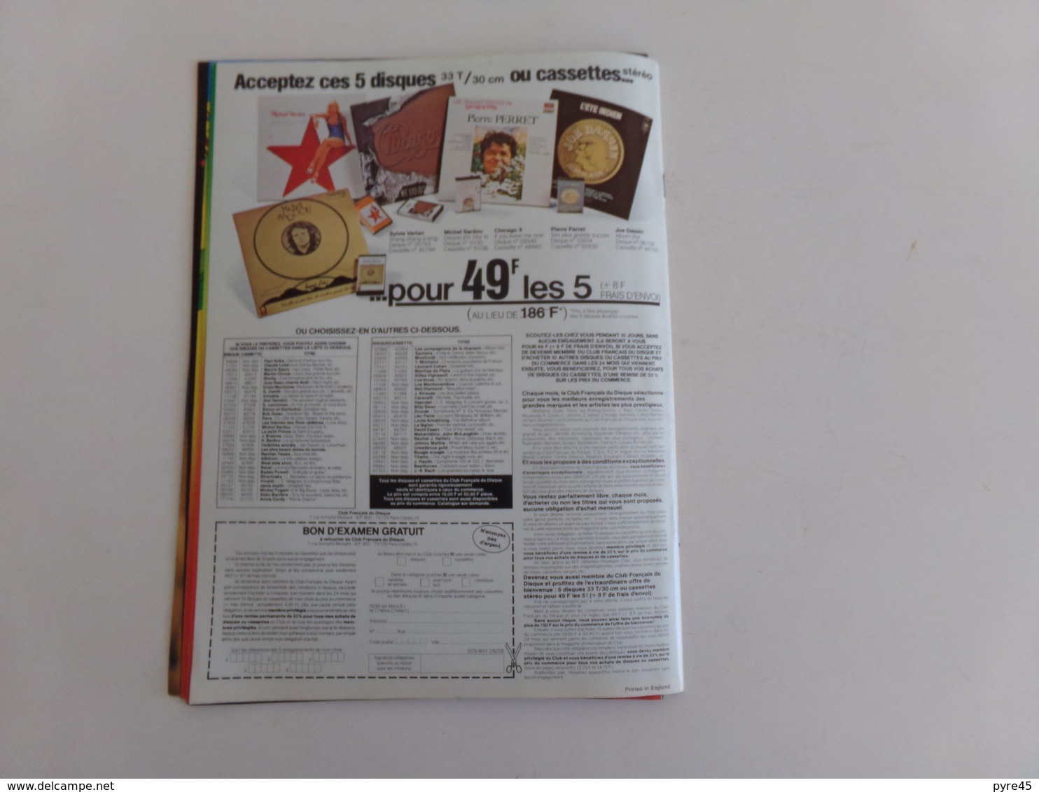 Revue " Stéphanie " n° 33, 1977, Il était une fois, Nicolas Peyrac... ( pages désolidarisées )