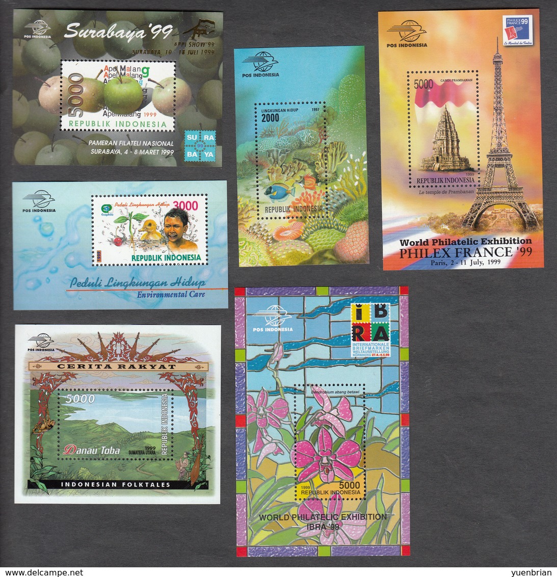 Indonesia Combined Lot, MNH** - Indonesia