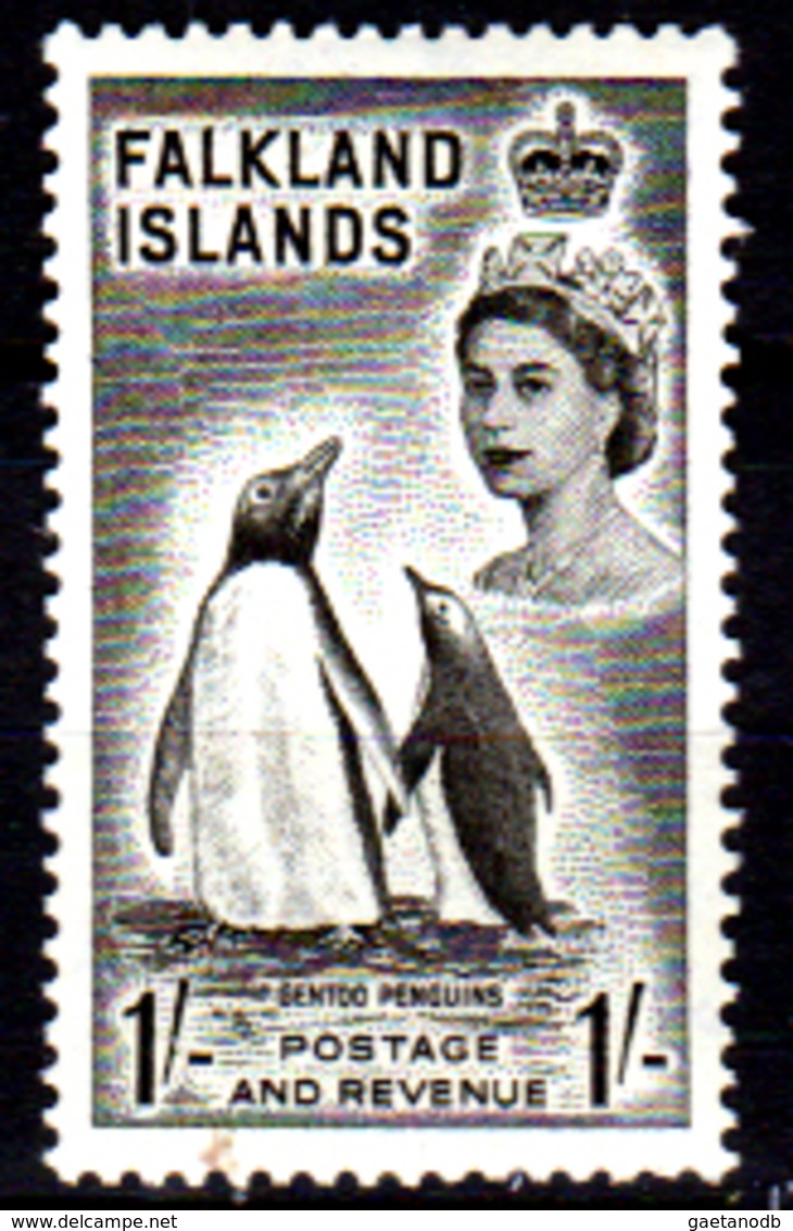 Falkland-0044 - Emissione 1955-57 (++) MNH - Senza Difetti Occulti. - Falklandeilanden