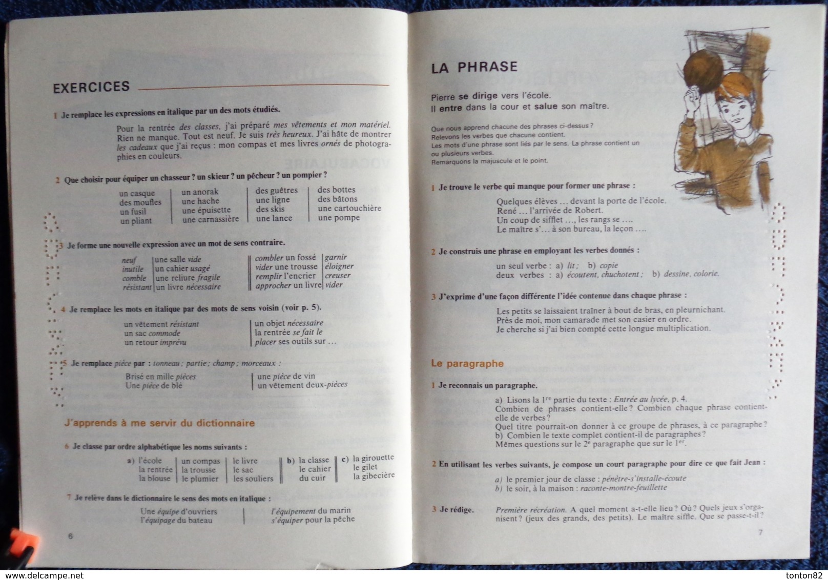 M. Picard - M. Cabau - B. Jughon - Mon Nouveau Vocabulaire - Cours Moyen - Librairie Armand Colin - ( 1965 ) . - 0-6 Jaar