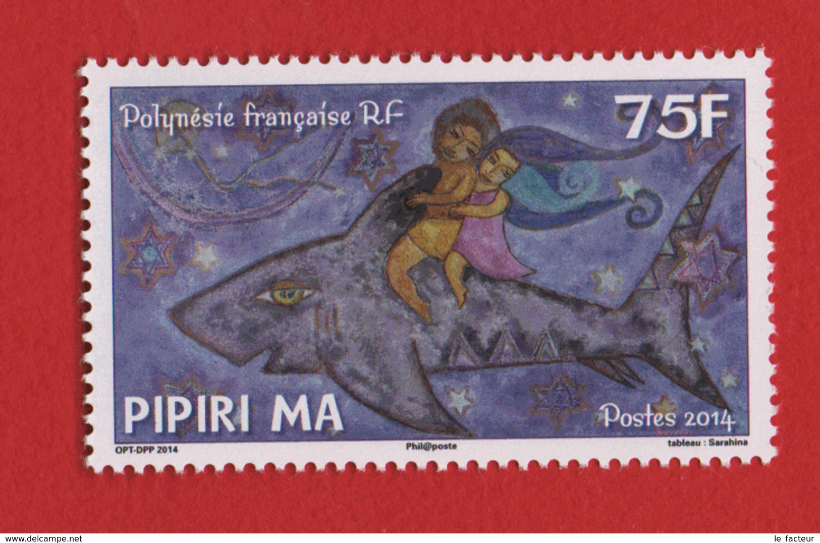 CH Polynésie Française 2014 °° 1078 Légende   Pipiri Ma - Neufs