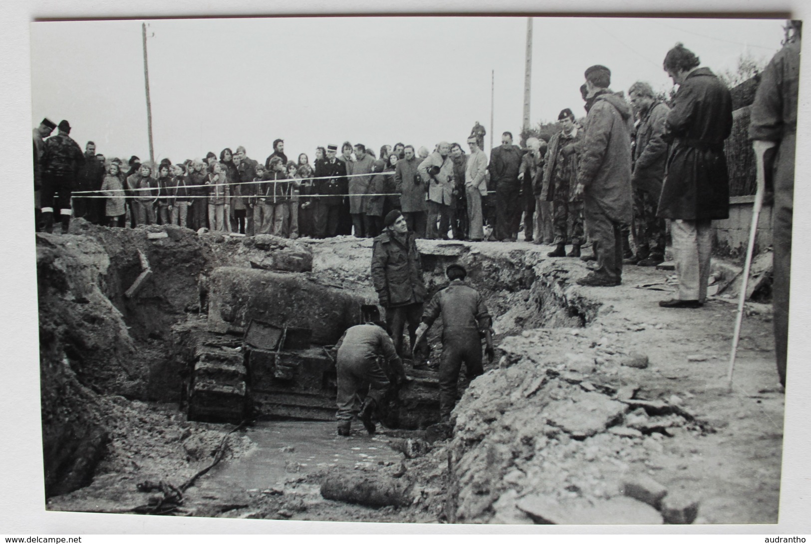 5 Photographies Graye Sur Mer Char Churchill Charlie 1 Retrouvé En 1976  Bill Dunn Seconde Guerre Mondiale WW2 - 1939-45