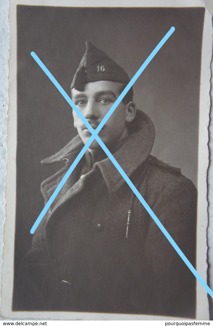 Photo ABL Portrait Soldat 16ème Régiment De Ligne Circa 1920 Leger Militaria - War, Military