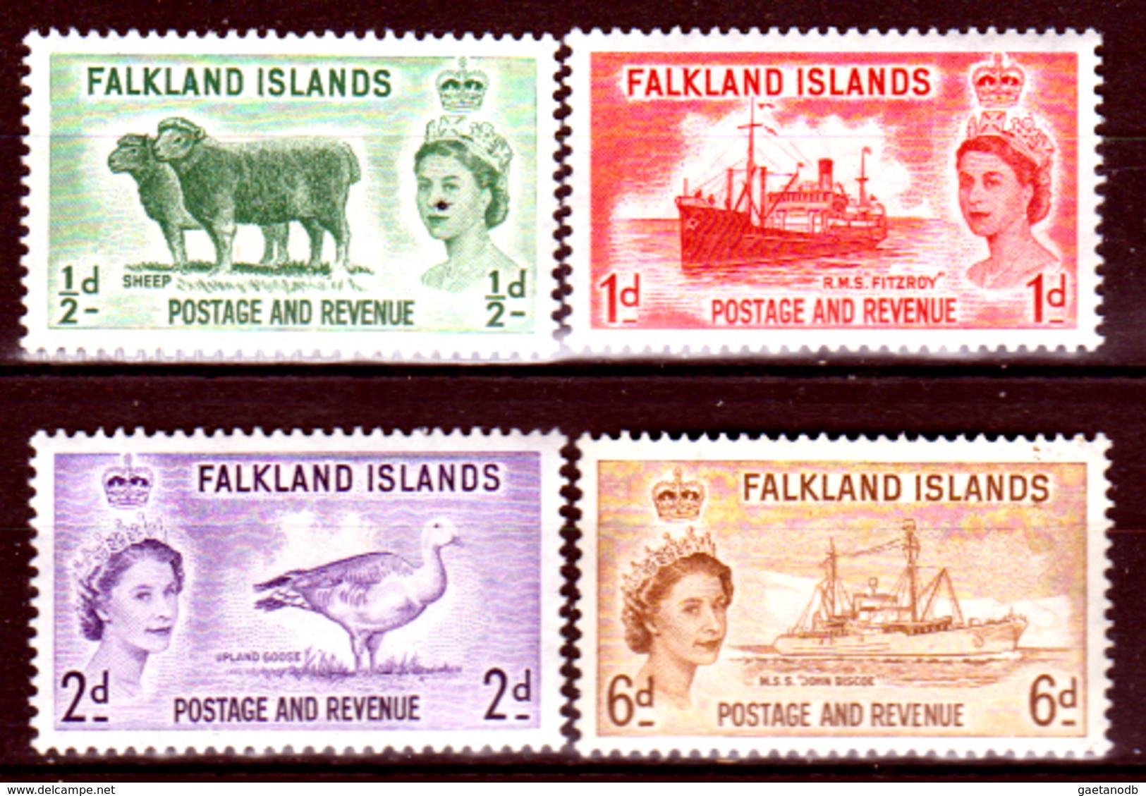 Falkland-0046 - Emissione 1955-57 (+) LH - Senza Difetti Occulti. - Falkland