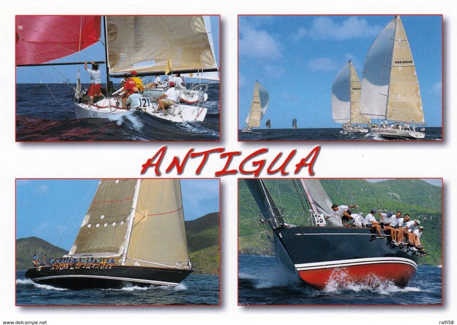 1 AK Antigua Und Barbuda * Die Segelregatta "Antigua Sailing Week" - Seit 1967 Alljährlich Vor Der Insel Antigua * - Antigua Und Barbuda