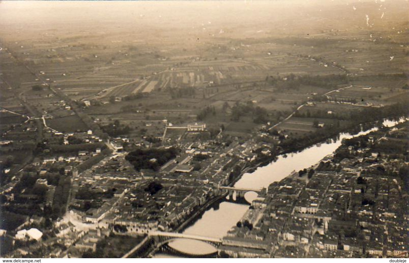 D47 VILLENEUVE SUR LOT GALA DES VIEILLES TIGES 30 Avril 1929 .Photos Aériennes Prises Par Jannekeyn Et Charpentier - Villeneuve Sur Lot