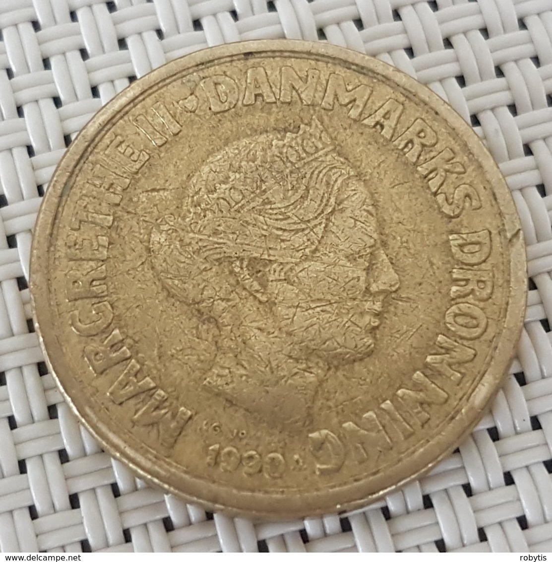 Denmark 10 Kroner  VF  1990 - Denmark