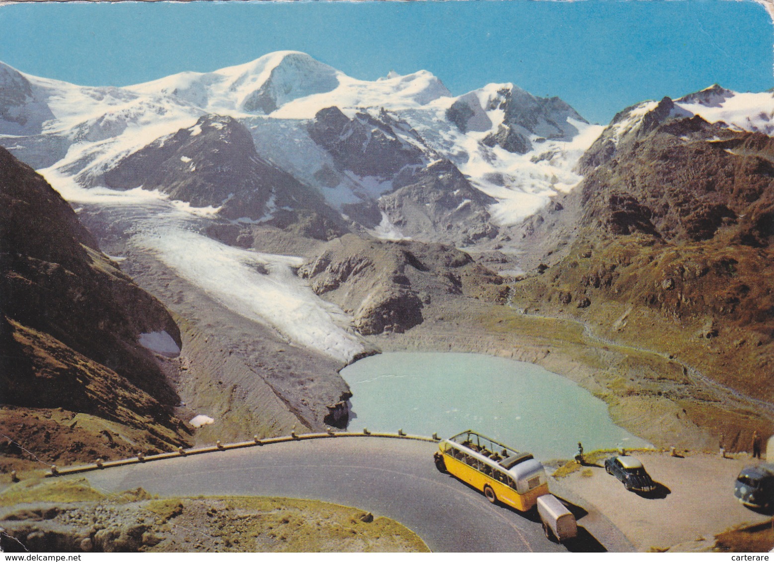 SUISSE,SCHWEIZ,SVIZZERA,SWITZERLAND,HELVETIA,SWISS ,URI,COL DU SUSTEN,SUSTENPASS,AAR,REUS,BUS,MASSIF SAINT GOTHARD - Other & Unclassified