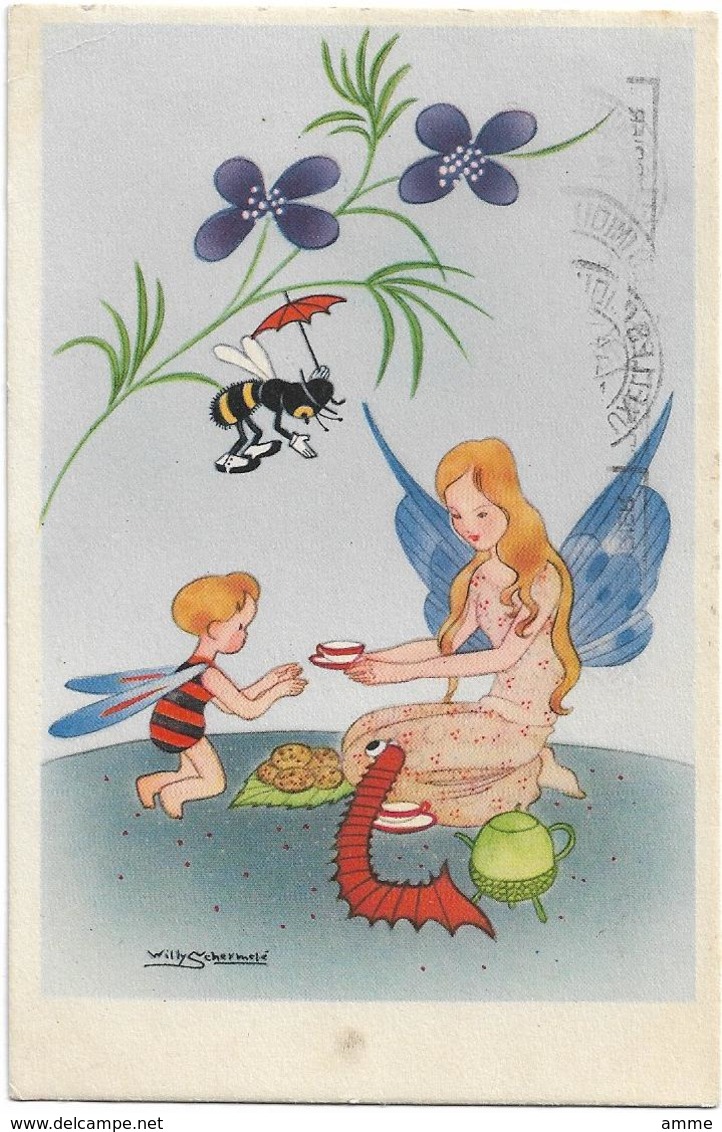 Vintage Postcard  *  Illustrator Willy Schermelé - Schermele, Willy